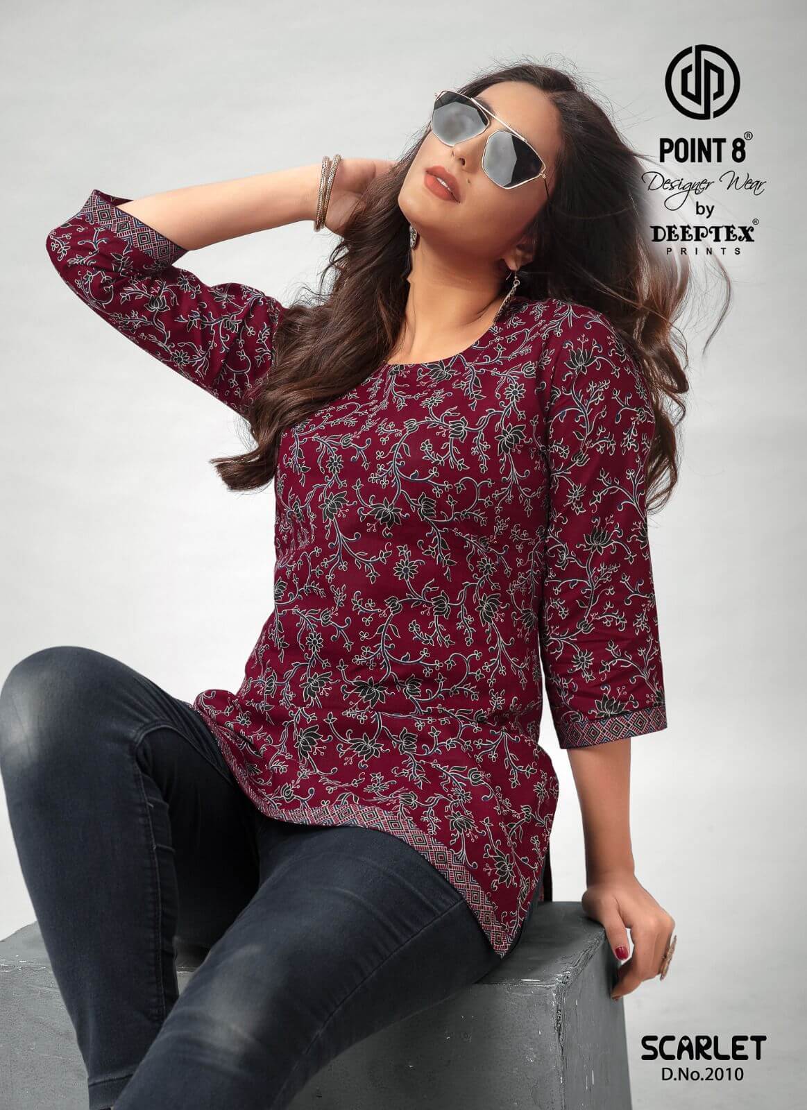 Deeptex Point 8 Scarlet vol 2 Cotton Tops Catalog in Wholesale