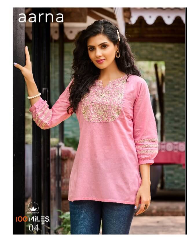 100Miles Aarna Cotton Western Top Catalog In Wholesale Price. Purchase Full Catalog of 100Miles Aarna In Wholesale Price
