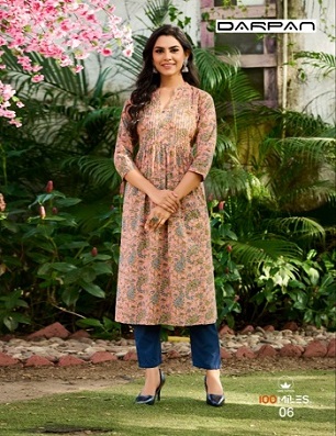 100Miles Darpan Kurtis wholesale catalog, Buy Full catalog Of 100Miles Darpan Kurtis At wholesale Price