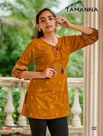 100Miles Tamanna Cotton Short Tops Collection, Buy Tamanna Short Tops Full Catalogat Wholesale Price Online
