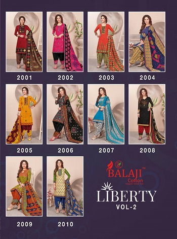 Balaji Cotton Liberty Vol 2 Cotton Dress Material