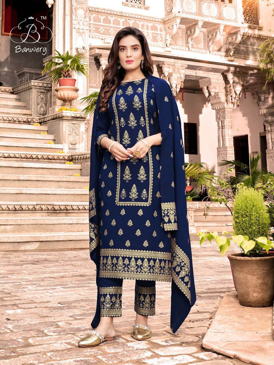 Banwery Parishi Party Wear Dress Wholesale Catalog. Purchase Full Catalog of Party Wear Dress In Wholesale Price Online