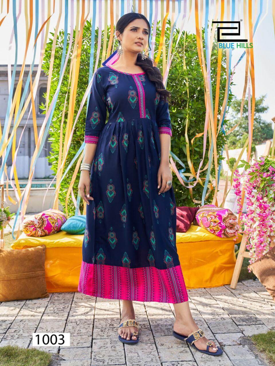 Blue Hills Khwaab Vol 3 Rayon Kurtis Wholesale Catalog, Buy Full Catalog of Blue Hills Khwaab Vol 3 Rayon Kurtis At Wholesale Price