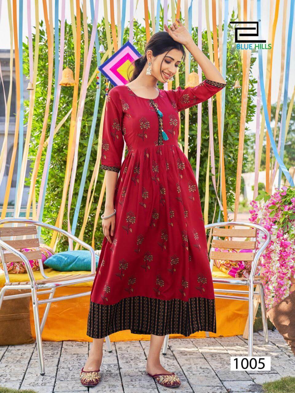 Blue Hills Khwaab Vol 3 Rayon Kurtis Wholesale Catalog, Buy Full Catalog of Blue Hills Khwaab Vol 3 Rayon Kurtis At Wholesale Price
