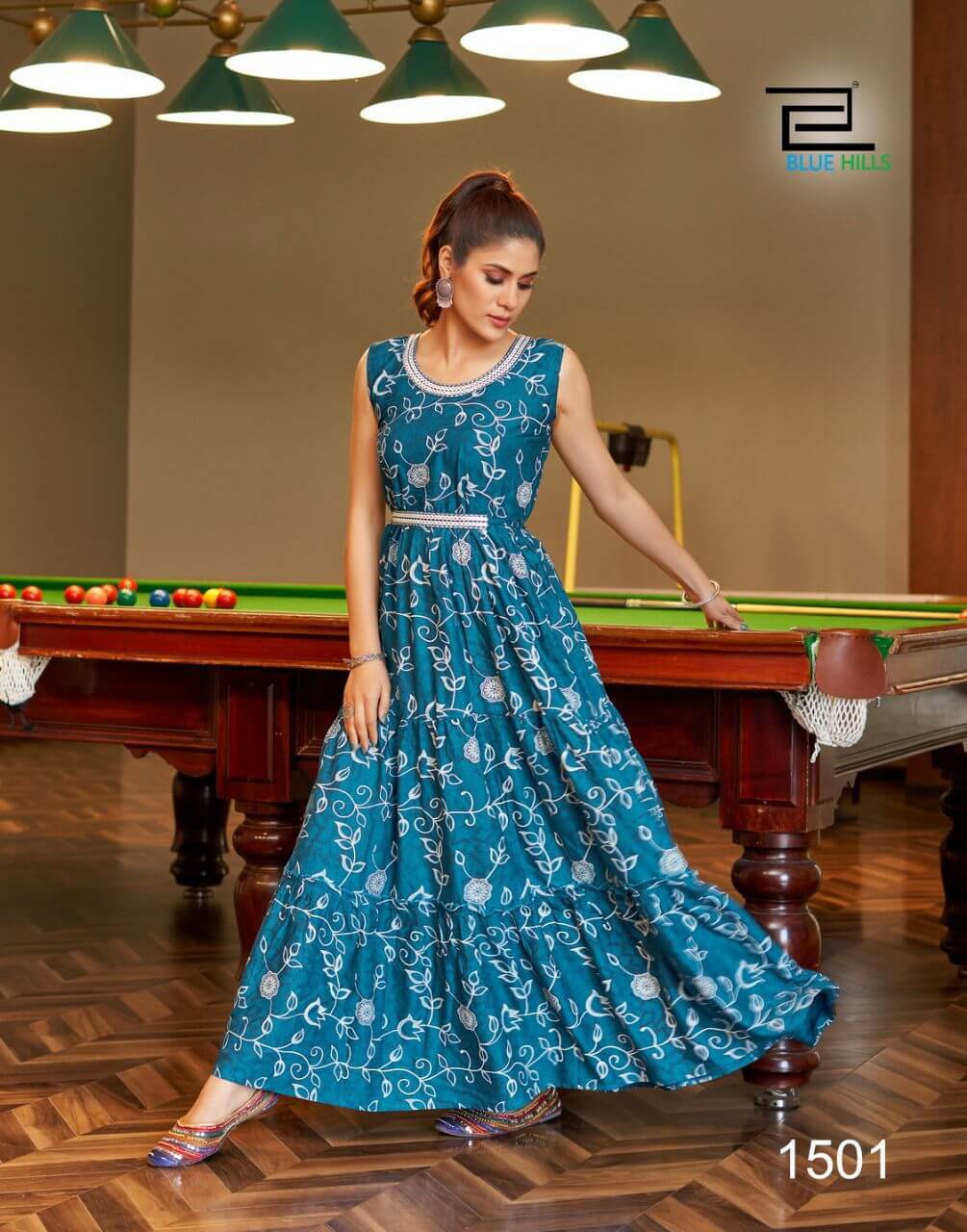 Blue Hills Sunshine Vol 15 Rayon Printed Gown Wholesale Catalog, Buy Full Catalog of Blue Hills Sunshine Vol 15 Rayon Printed Gown At Wholesale Price