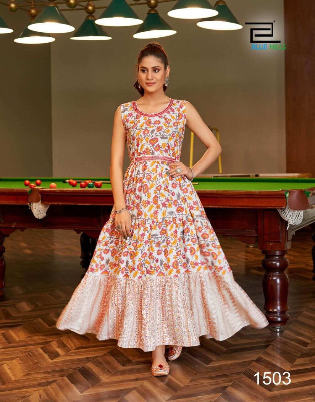 Blue Hills Sunshine Vol 15 Rayon Printed Gown Wholesale Catalog, Buy Full Catalog of Blue Hills Sunshine Vol 15 Rayon Printed Gown At Wholesale Price