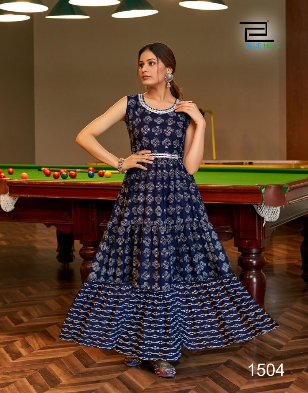 Blue Hills Sunshine Vol 15 Rayon Printed Gown Wholesale Catalog, Buy Full Catalog of Blue Hills Sunshine Vol 15 Rayon Printed Gown At Wholesale Price