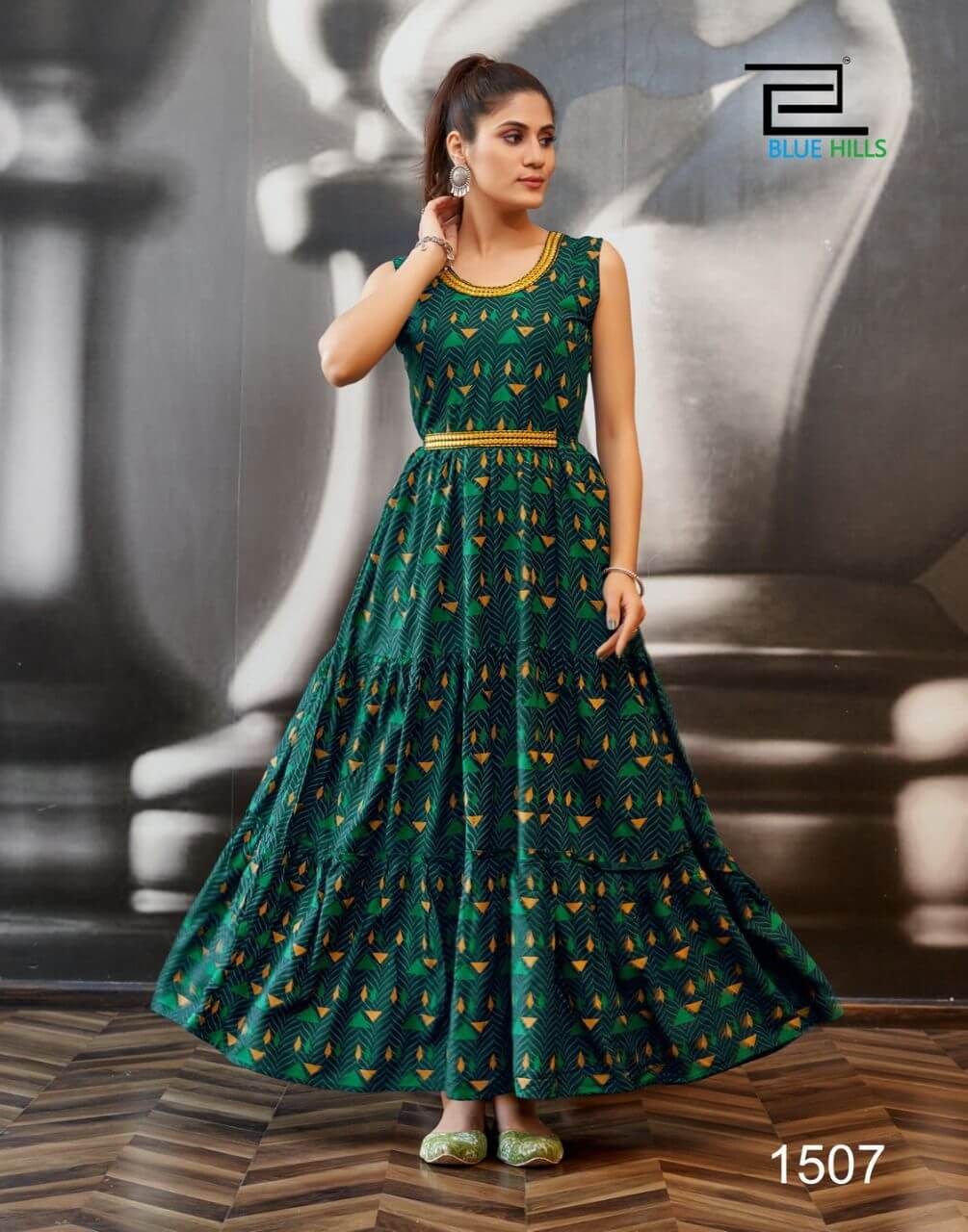 Blue Hills Sunshine Vol 15 Rayon Printed Gown Wholesale Catalog, Buy Full Catalog of Blue Hills Sunshine Vol 15 Rayon Printed Gown At Wholesale Price