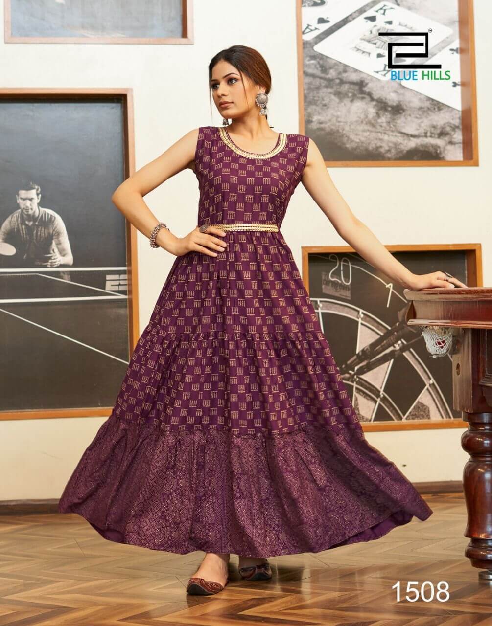 Blue Hills Sunshine Vol 15 Rayon Printed Gown Wholesale Catalog, Buy Full Catalog of Blue Hills Sunshine Vol 15 Rayon Printed Gown At Wholesale Price