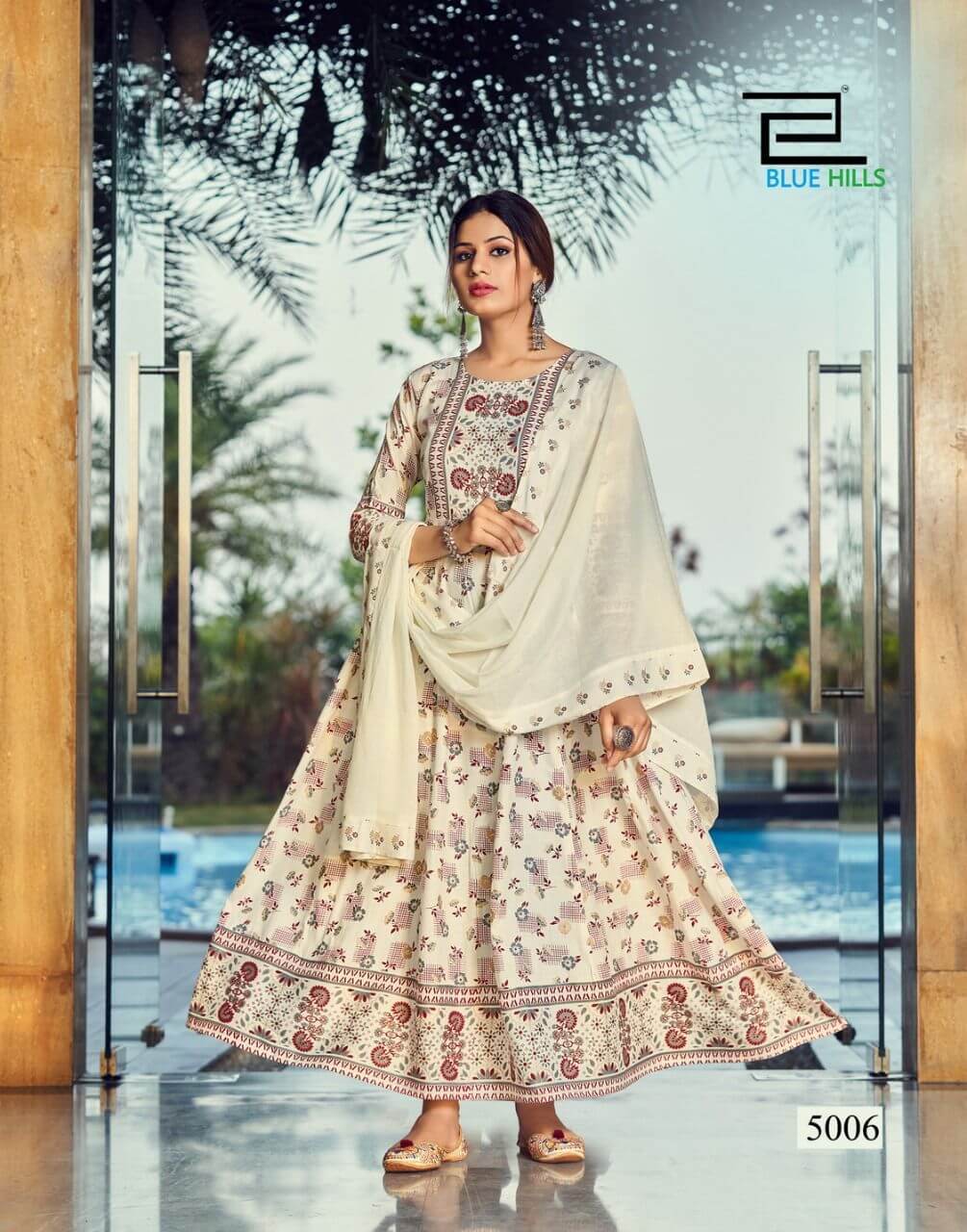 Blue Hills Manika Mage Hithe Vol 5 Gown With Dupatta Catalog In Wholesale Price. Purchase Full Catalog of Blue Hills Manika Mage Hithe Vol 5 In Wholesale Price Online