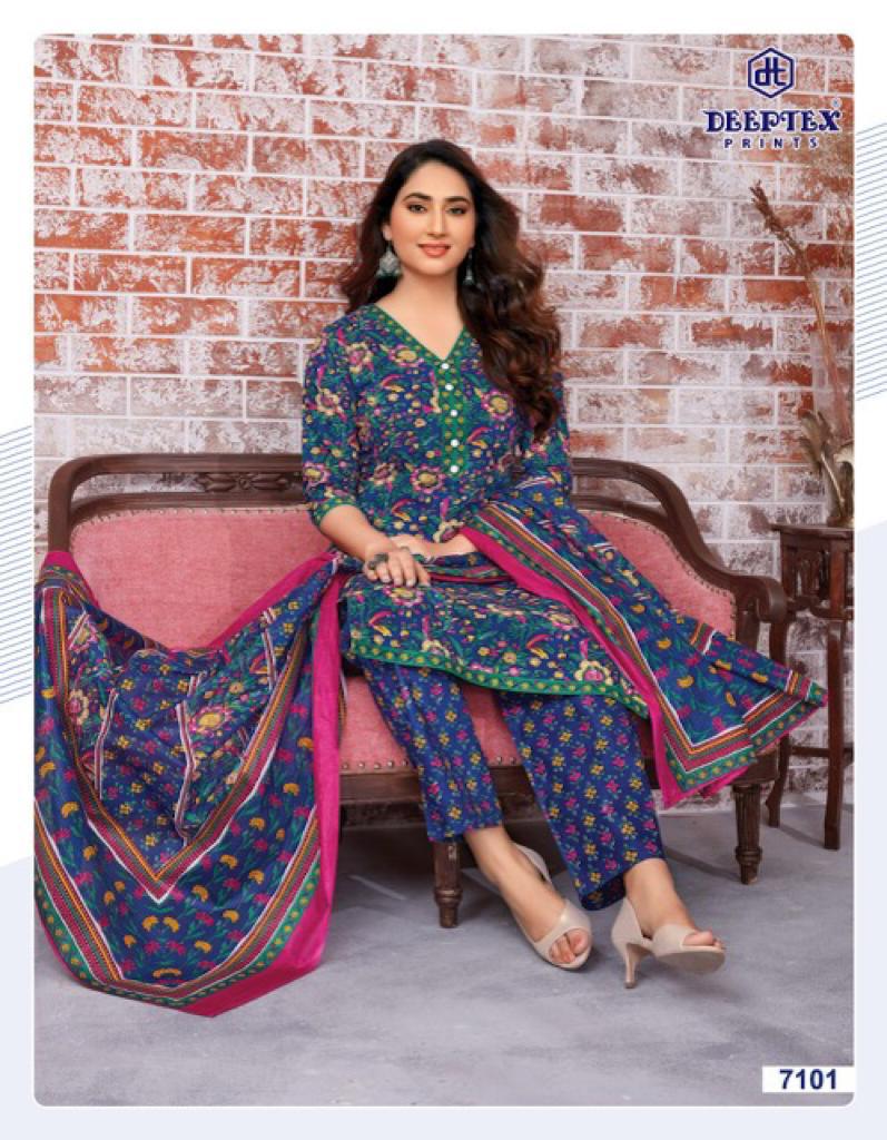Deeptex Vo 71 Cotton Dress Material Catalog In Wholesale Price