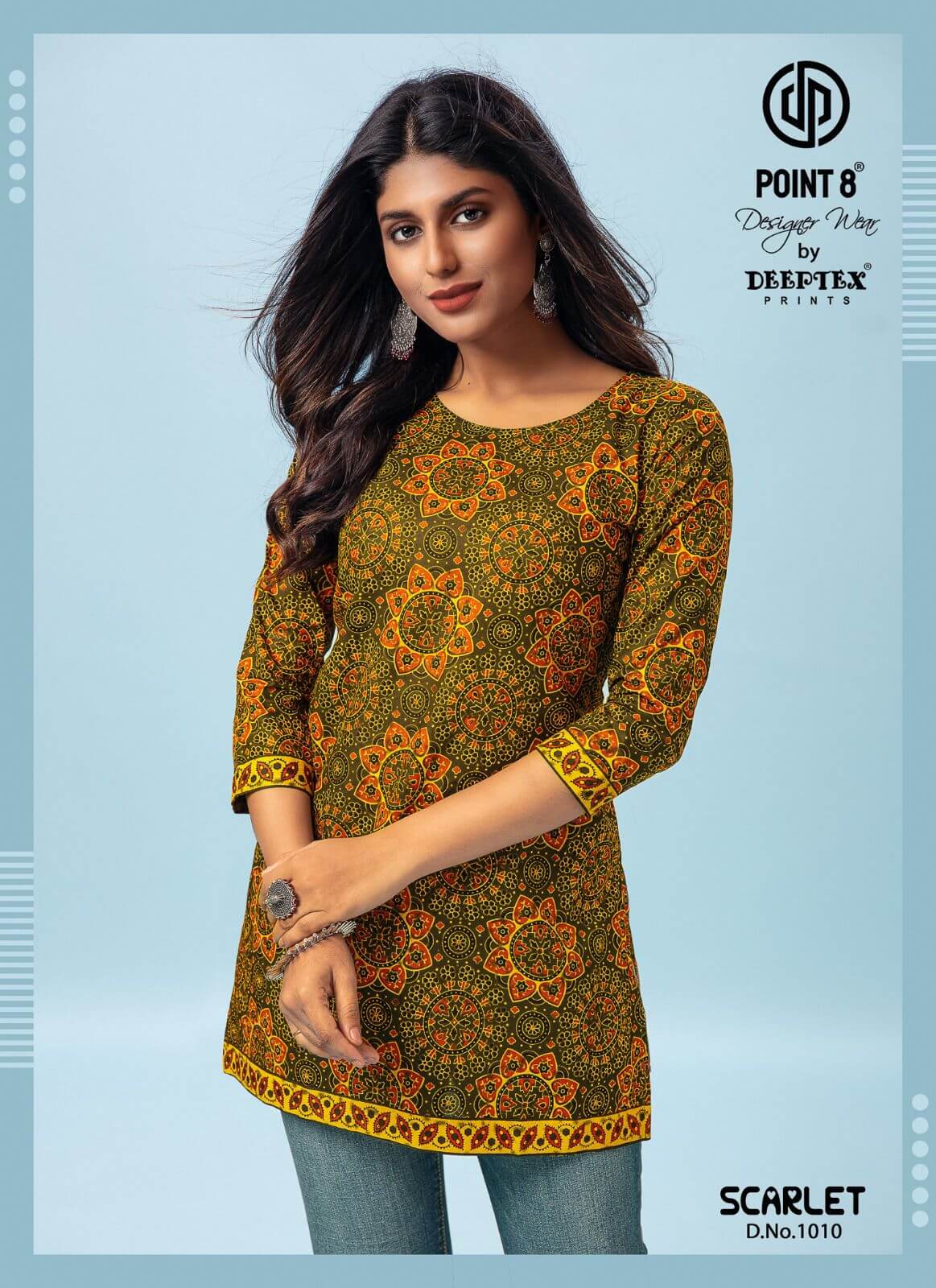 Deeptex Scarlet vol 1 Western Tops Catalog in Wholesale Price, Buy Deeptex Scarlet vol 1 Western Tops Catalog in Wholesale Price online From Aarvee Creation