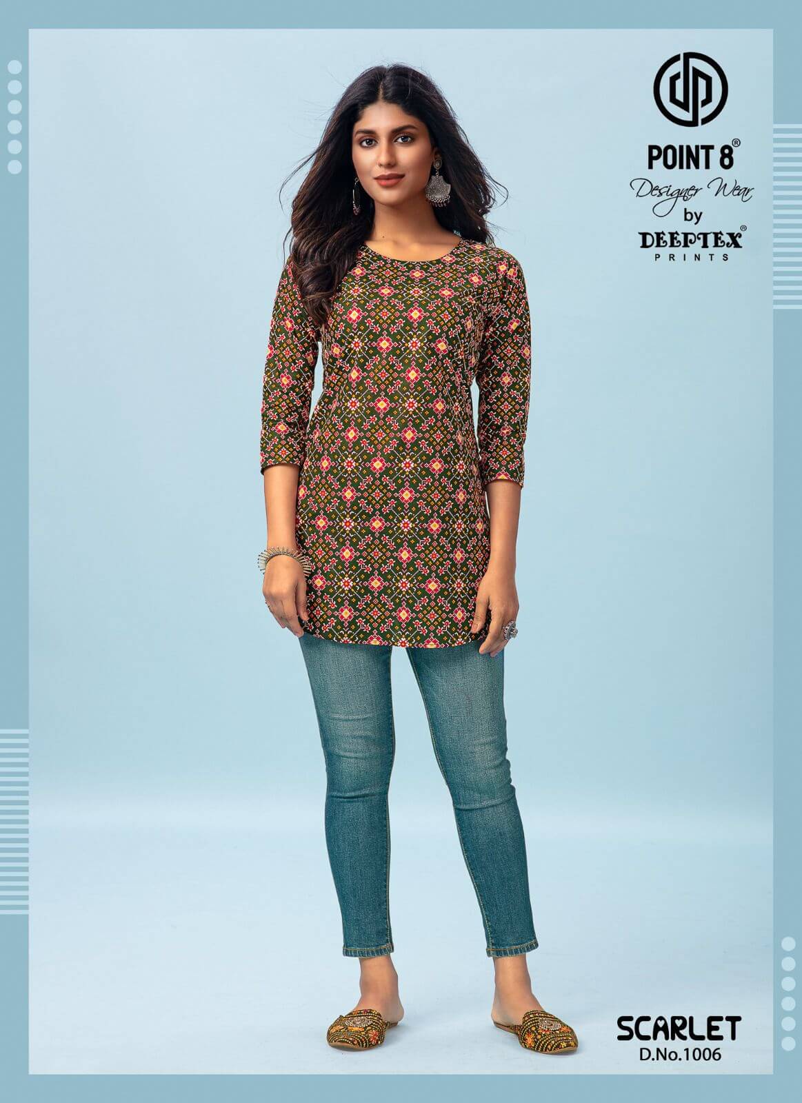 Deeptex Scarlet vol 1 Western Tops Catalog in Wholesale Price, Buy Deeptex Scarlet vol 1 Western Tops Catalog in Wholesale Price online From Aarvee Creation