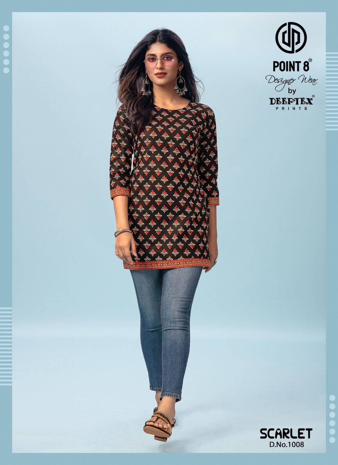 Deeptex Scarlet vol 1 Western Tops Catalog in Wholesale Price, Buy Deeptex Scarlet vol 1 Western Tops Catalog in Wholesale Price online From Aarvee Creation