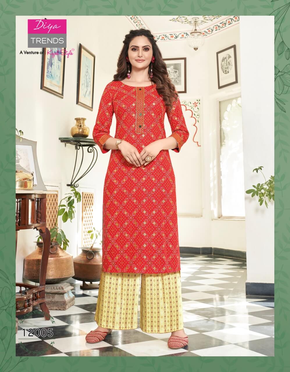 Diya Trends Biba Vol 12 Rayon Kurti With Plazzo Catalog In Wholesale Price. Purchase Full Catalog of Diya Trends Bibas Vol 12 In Wholesale Price Online