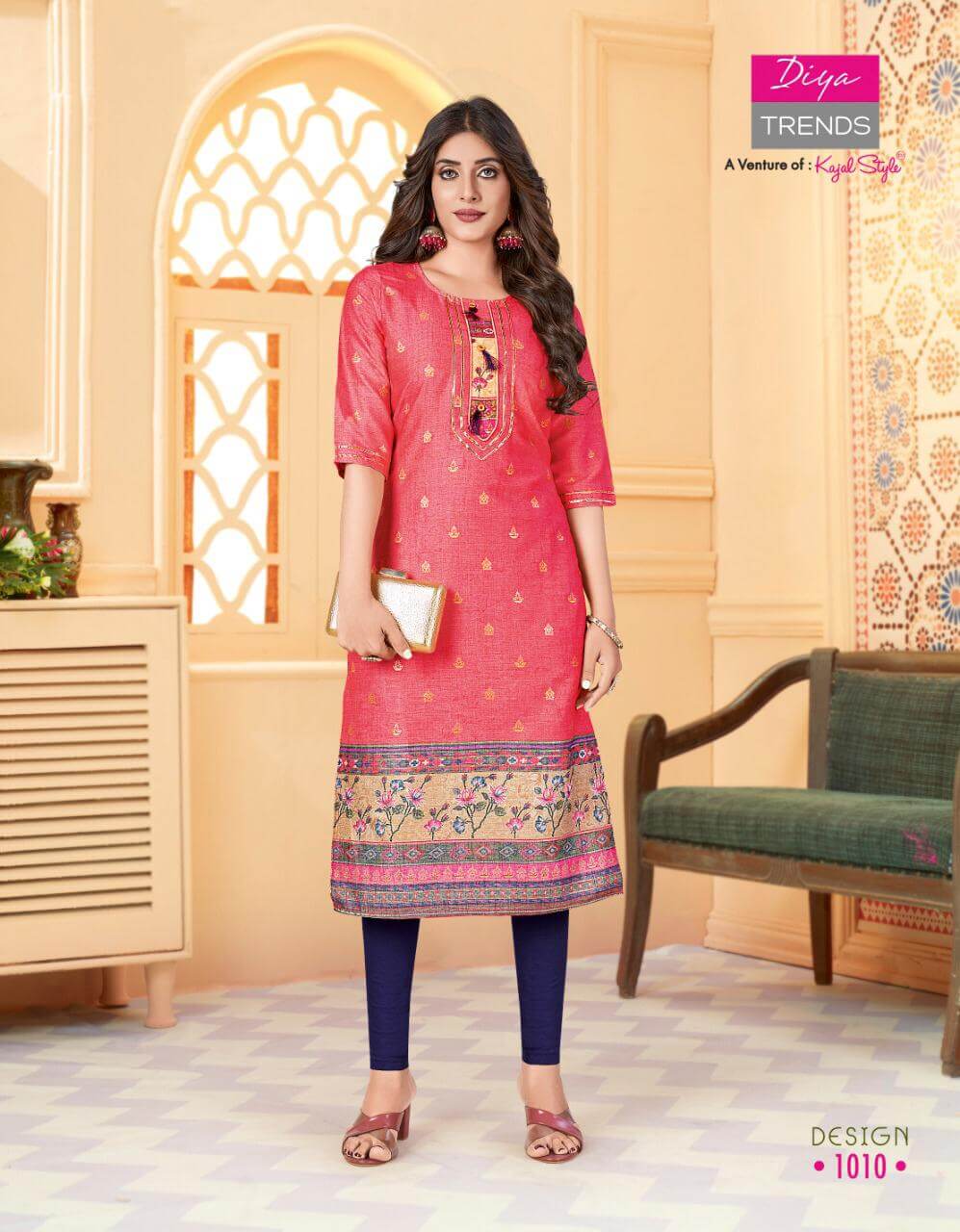 Diya Trends Garden City Vol 13 Kurtis Wholesale Catalog. Purchase Full Catalog of Kurtis In Wholesale Price Online