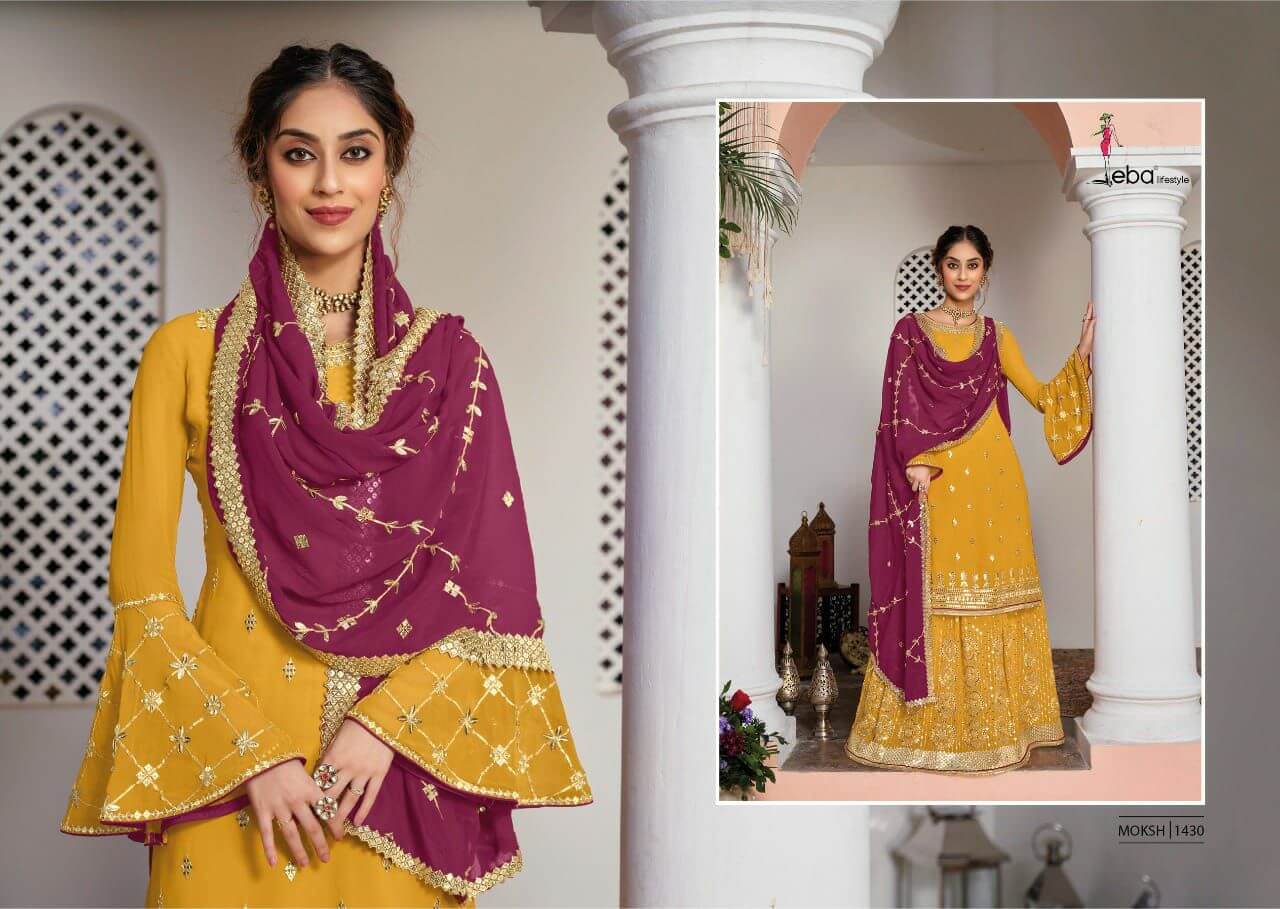 Eba Moksh Dress Material Catalog In Wholesale Price. Purchase Full Catalog of Eba Moksh In Wholesale Price Online