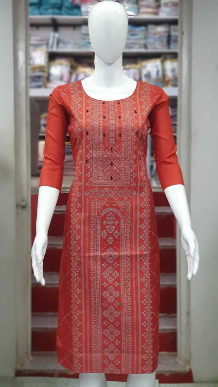Ladies Formal Wear Kurtis Catalog In Wholesale Price. Purchase Full Catalog of M 1005 In Wholesale Price online