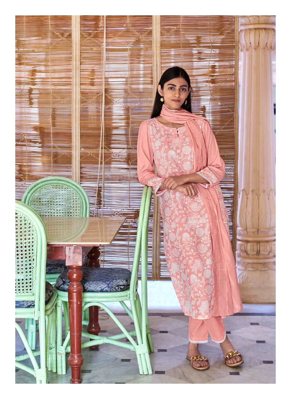 Four Buttons Four Gems Vol 5 Kurti Pant Dupatta Set Catalog In Wholesale Price. Purchase full Catalog of Four Buttons Four Gems Vol 5 In Wholesale Price Online
