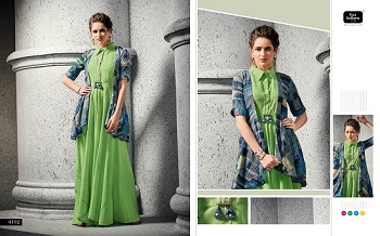 Four Buttons Shades Vol 2 Partywear Long Kurtis Wholesale Kurtis Catalogue. Four Buttons Shades Cotton Satin Designer Kurtis Wholesale Catalogue. Buy Wholesale Ladies Kurta Online For Reselling. Shop Four Buttons Kurtis From Surat Online 