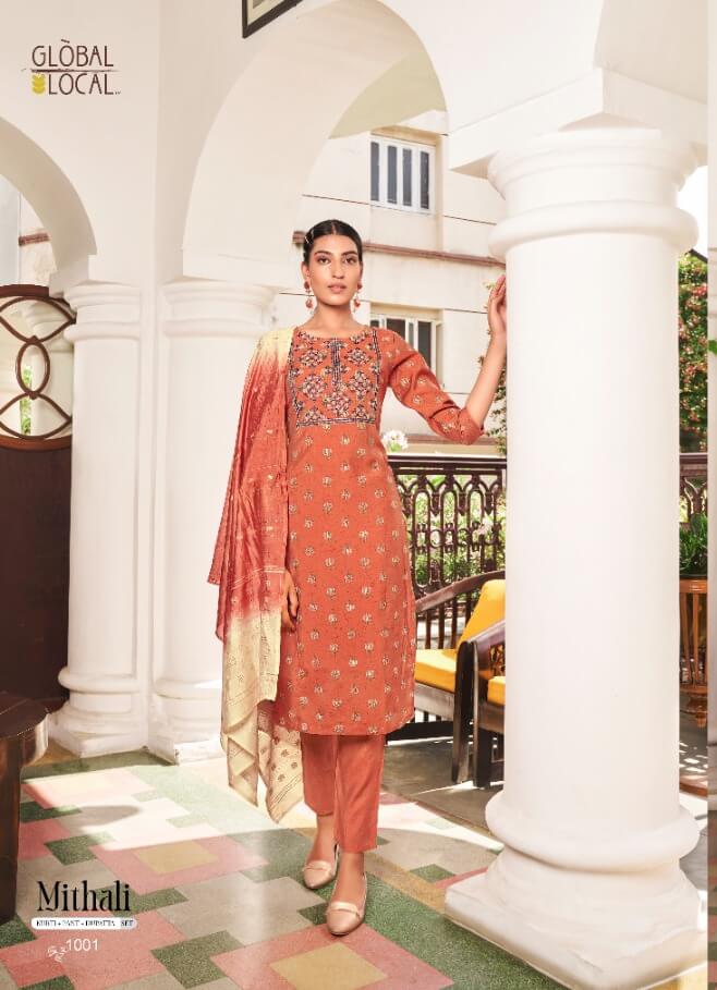 Balaji Kumkum Vol-32 � Kurti Pant With Dupatta readymade dress material  wholesale online india