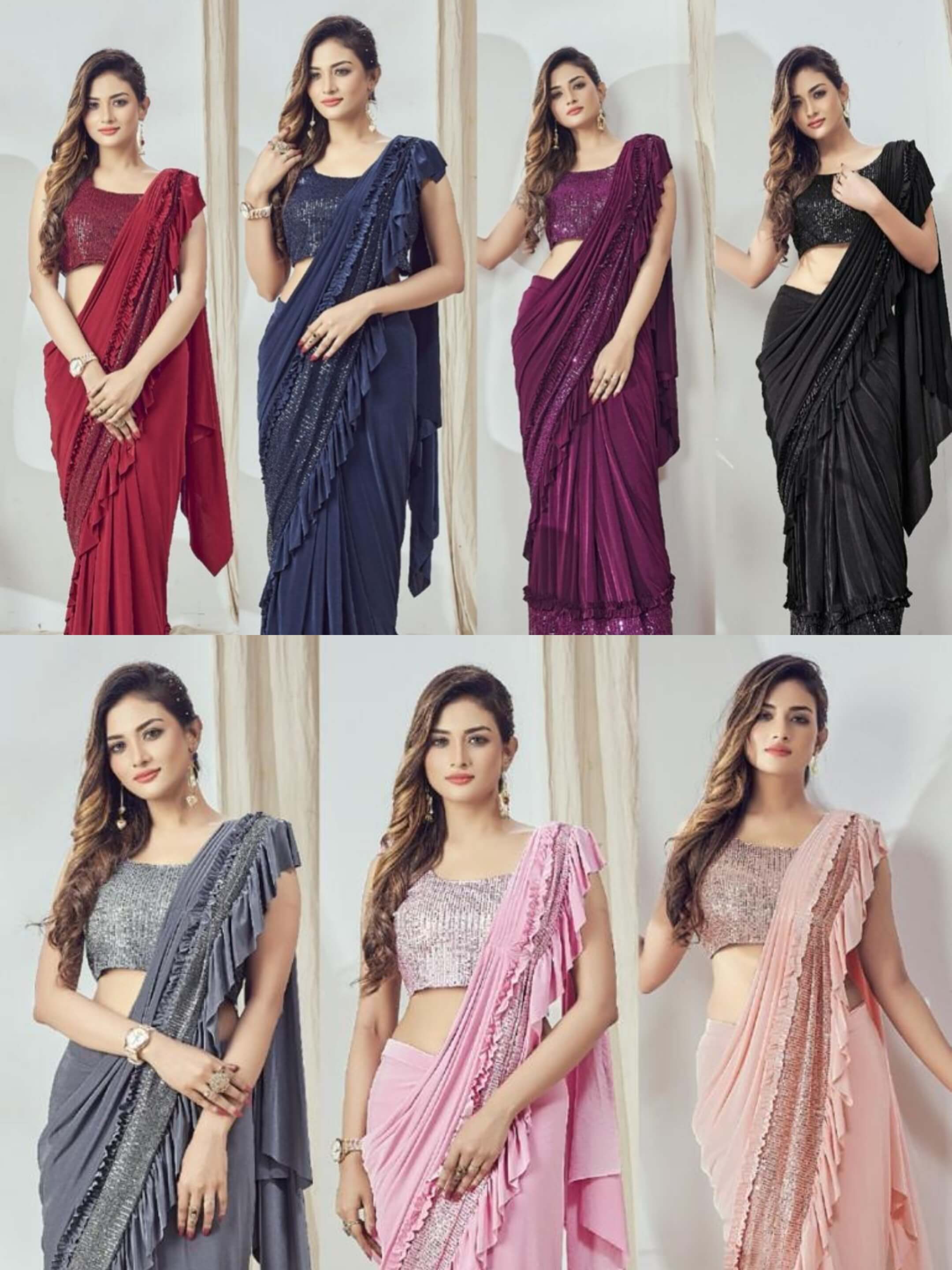 Imported Lycra Sarees Catalog In Wholesale Price. Purchase Full Catalog of D No 10210 In Wholesale Price Online