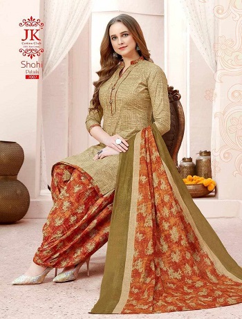 Shahi Patiala vol 7 Cotton Printed Dress Materials Wholesale Catalogue by jk Cotton Club Manufacturer, Buy Ladies Dress Materials bunch for Selling in Retail Business