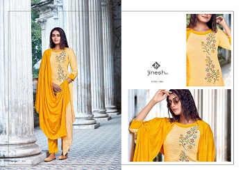 Jinesh Nx Aarvi Vol 1 Top with Bottom and Dupatta wholesale catalog, Buy Full catalog of Jinesh Nx Aarvi Vol 1 Top with Bottom and Dupatta at wholesale Price