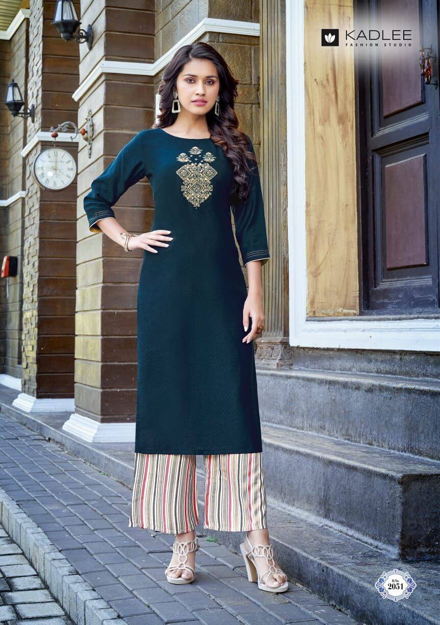 Kadlee Pankh Vol 7 Kurtis With Plazzo Wholesale Catalog. Purchase Full Catalog of Kurtis With Plazzo In Wholesale Price Online