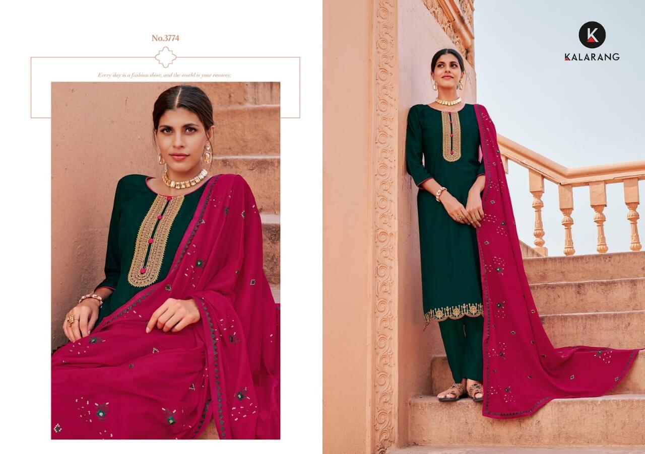 Kalarang Bansari Dress Material Catalog In Wholesale Price. Purchase Full Catalog of Kalarang Bansari In Wholesale Price Online