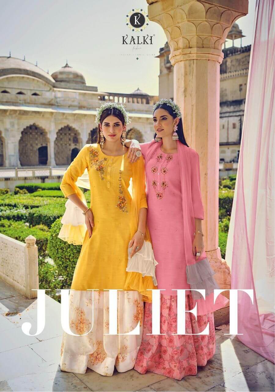 Kalki Juliet Kurti Bottom Dupatta Set Catalog In Wholesale Price. Purchase Full Catalog of Kalki juliet In Wholesale Price Online