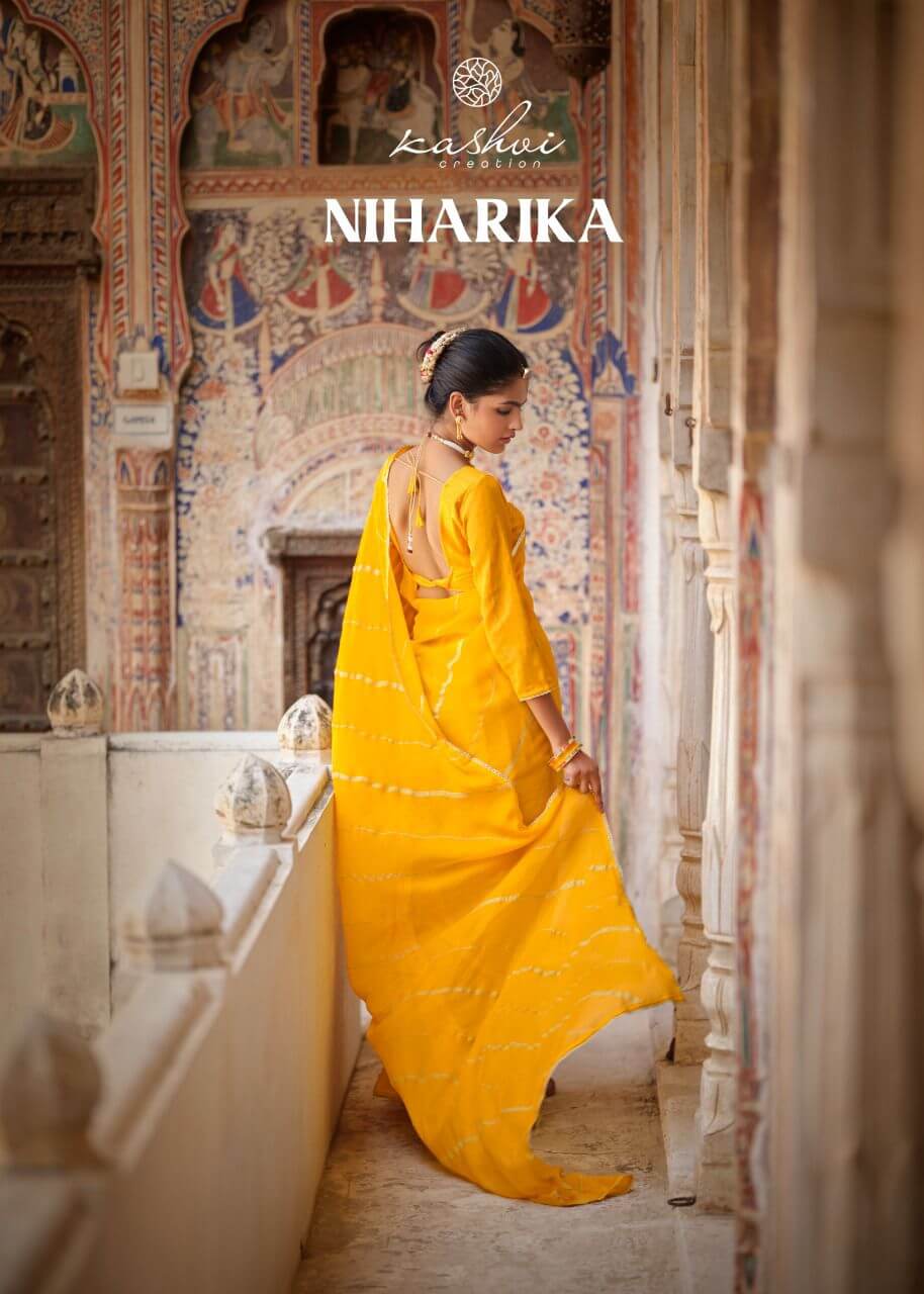 Kashvi Niharika Chiffon Sarees Catalog In Wholesale Price. Purchase Full Catalog of Kashvi Niharika In Wholesale Price Online