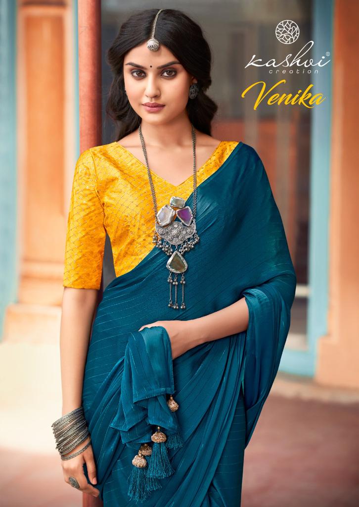 Kashvi Venika Rainbow Sarees Wholesale Catalog