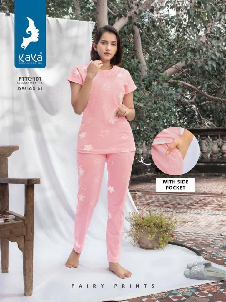 Kaya Twinkle Night Suit Wholesale Catalog. Purchase Full Catalog of Night Suit In Wholesale Price Online