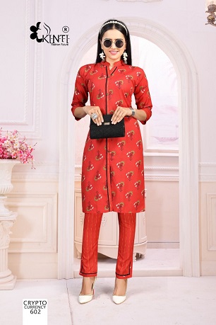 Kinti Crypto Currency 6 Kurta Pant Wholesale Collection, Buy Full Catalog of Kinti Crypto Currency 6 Kurta Pant At Wholesale Price