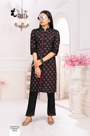 Kinti Crypto Currency 6 Kurta Pant Wholesale Collection, Buy Full Catalog of Kinti Crypto Currency 6 Kurta Pant At Wholesale Price