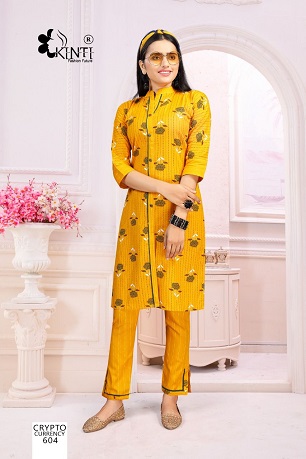 Kinti Crypto Currency 6 Kurta Pant Wholesale Collection, Buy Full Catalog of Kinti Crypto Currency 6 Kurta Pant At Wholesale Price