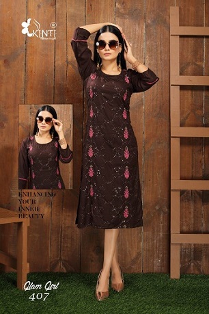 Kinti Glam Girl Vol 4 Side Open Kurtis wholesale catalog, Buy Full catalog of Kinti Glam Girl Vol 4 Side Open Kurtis At wholesale Price