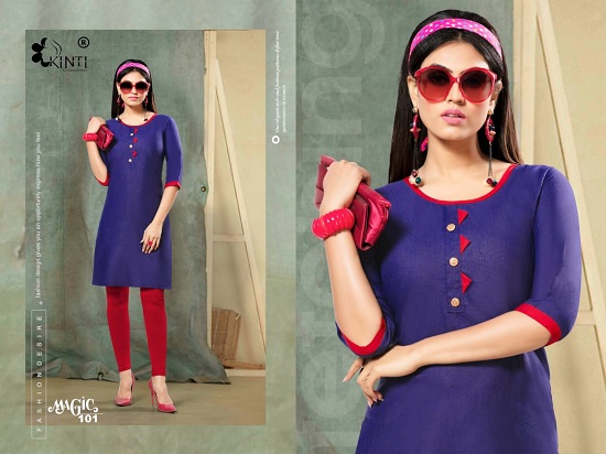 cotton candy vol-6 by tips and tops summer special fancy kurtis with bottom  catalogue collection 2023