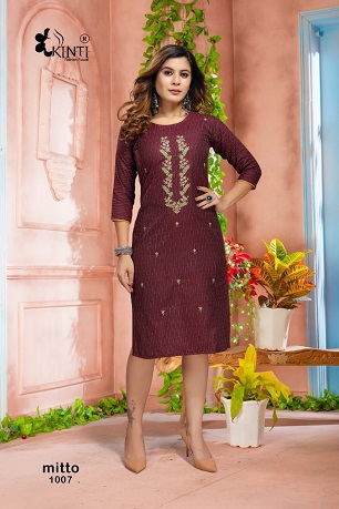 Kinti Mitto Kurtis Wholesale Catalog, Buy Full Catalog of Kinti Mitto Kurtis At Wholesale Price