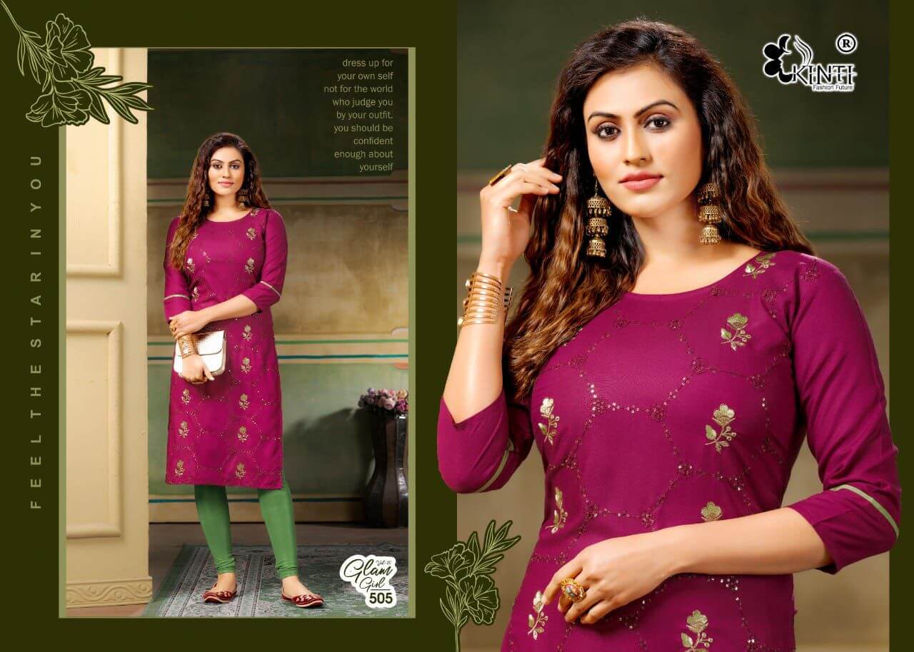 Kitni Glam Girl Vol 5 Staight Kurrti Catalog In Wholesale Price. Purchase Full Catalog of kinti Glam Girl Vol 5 In Wholesale Price Online