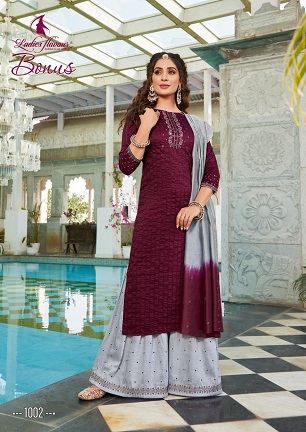 Ladies Flavour Bonus Readymade Dress Wholesale Collection, Buy Full Catalog of Ladies Flavour Bonus Readymade Dress At Wholesale Price