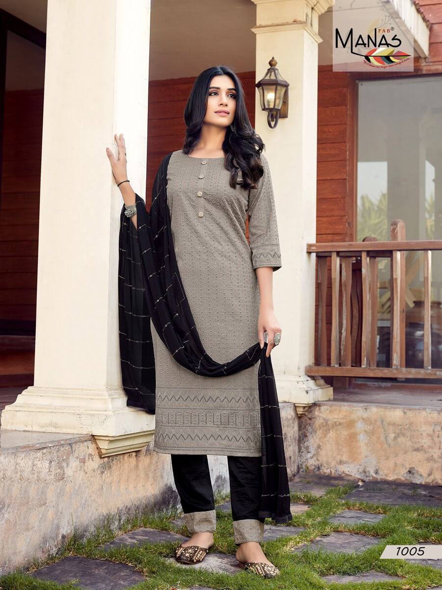 Manas Bombay Schiffli Chinon Readymade Dress Wholesale Catalog, Buy Full Catalog of Manas Bombay Schiffli Chinon Readymade Dress At Wholesale Price