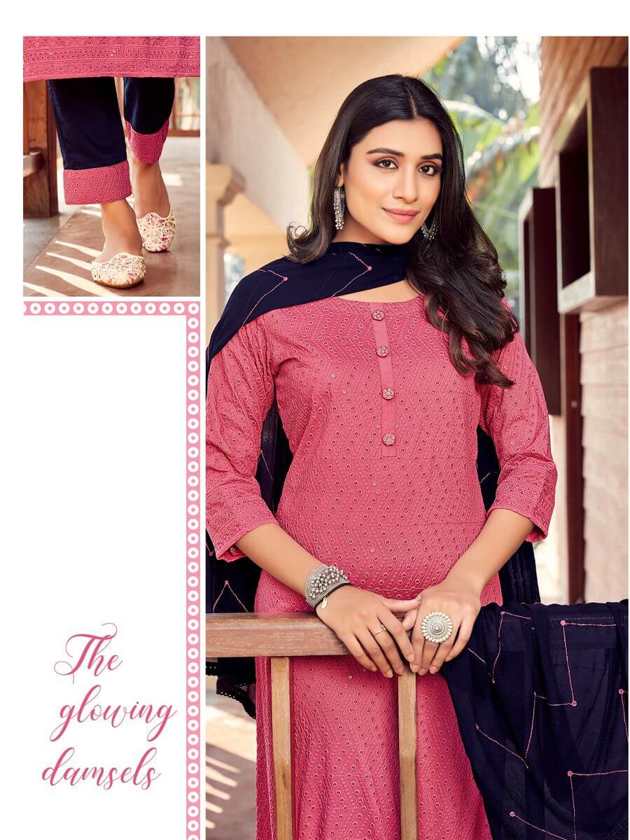 Manas Bombay Schiffli Chinon Readymade Dress Wholesale Catalog, Buy Full Catalog of Manas Bombay Schiffli Chinon Readymade Dress At Wholesale Price