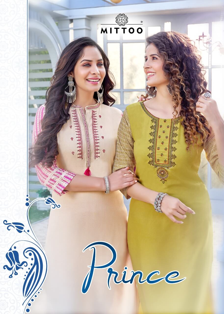 Mittoo Prince Rayon Kurtis Wholesale Catalog, Buy Full Catalog of Mittoo Prince Rayon Kurtis At Wholesale Price
