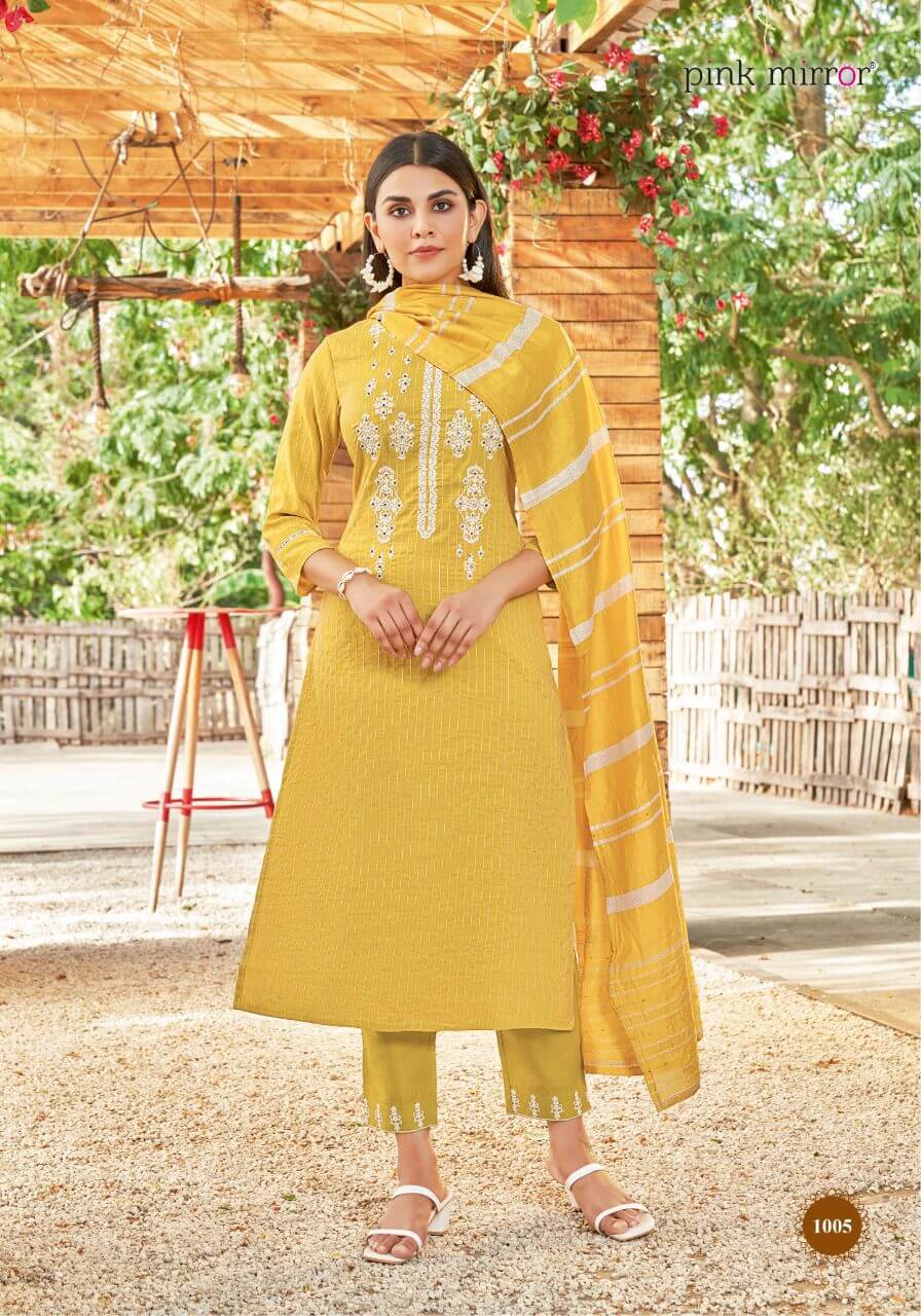 Pink Mirror Pearl Party Wear Dress Wholesale Catalog. Purchase Full Catalog of Party Wear Dress In Wholesale Price Online