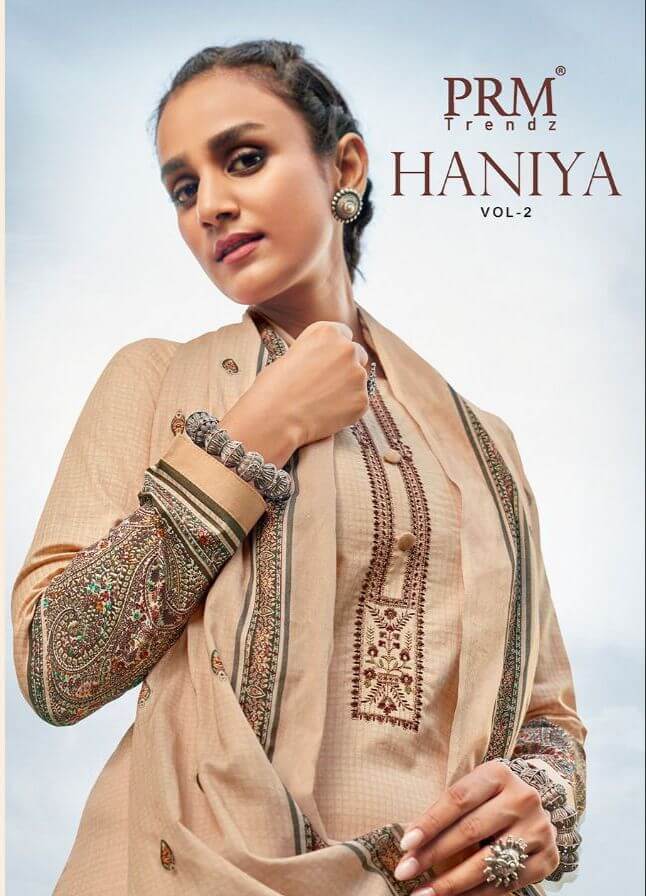 Prm Haniya Vol 2 Chudidar Dress Material Catalog In Wholesale Price