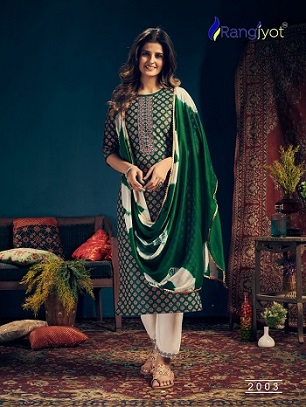 Rangjyot Rangmaya Vol 2 Kurtis Pant And Dupatta Wholesale Catalog, Buy Full Catalog of Rangjyot Rangmaya Vol 2 Kurtis Pant And Dupatta At Wholesale Price
