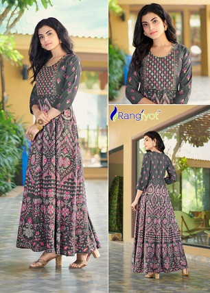 Rangjyot Rangrez Gown Wholesale Catalog, Buy Full Catalog of Rangjyot Rangrez Gown At Wholesale Price