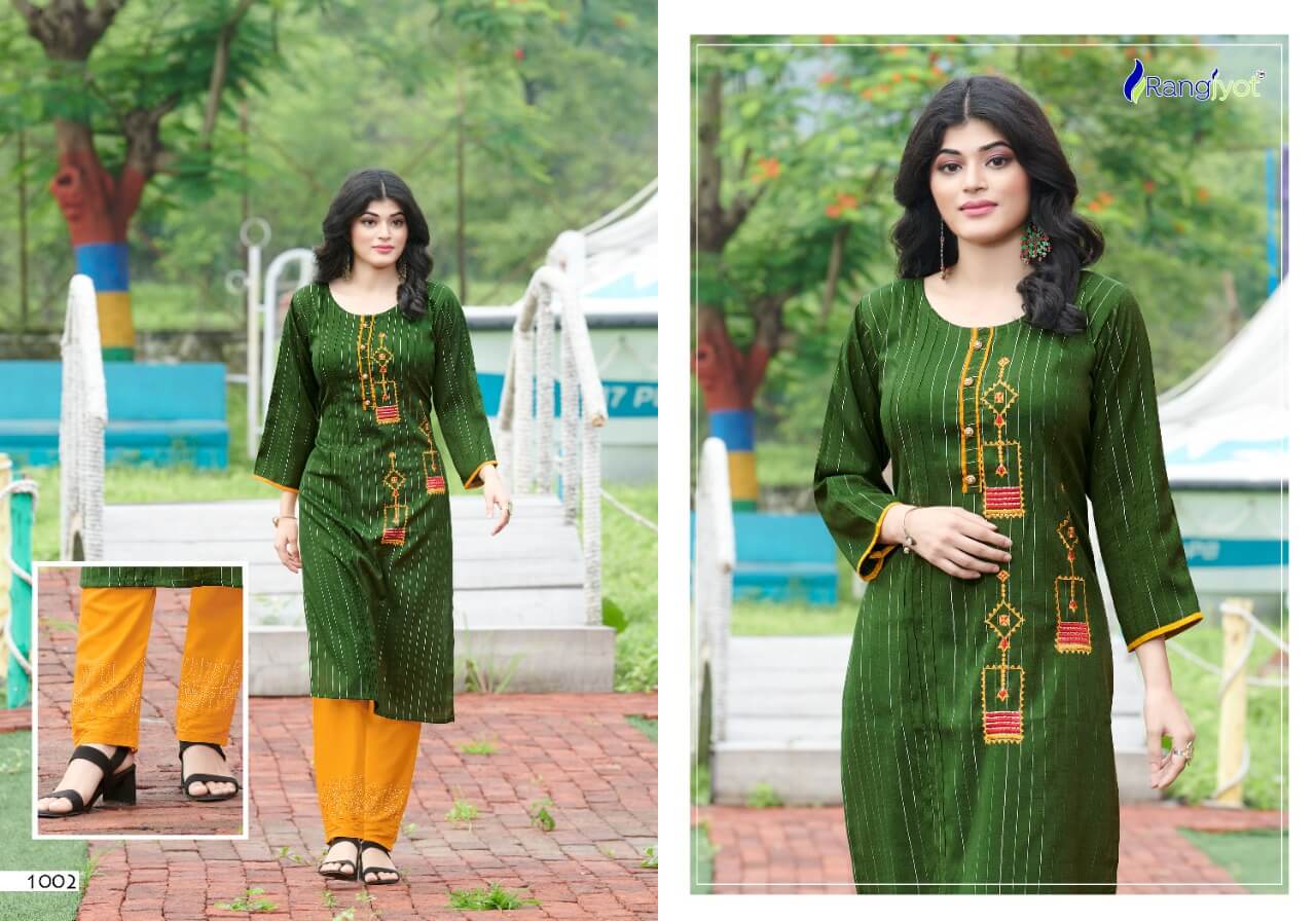 Rangjyot Riddhi Vol 1 Kurti With Bottom Catalog In Wholesale Price. Purchase Full Catalog of Rangjyot Riddhi Vol 1 In wholesale Price Online